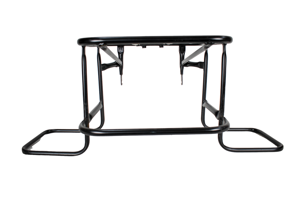 SOPORTE PARA MOTO TIPO CANASTA DE METAL