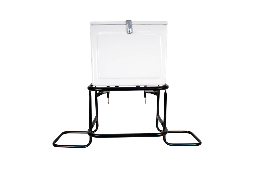 SOPORTE PARA MOTO TIPO CANASTA DE METAL