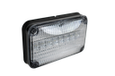 PLAFON 6 X 4 CRISTAL 8 LEDS VISEL NEGRO
