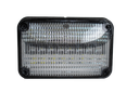 PLAFON 6 X 4 CRISTAL 8 LEDS VISEL NEGRO