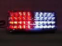 PLAFON 7X3 44 LEDS CRISTAL/ROJO (PAR)