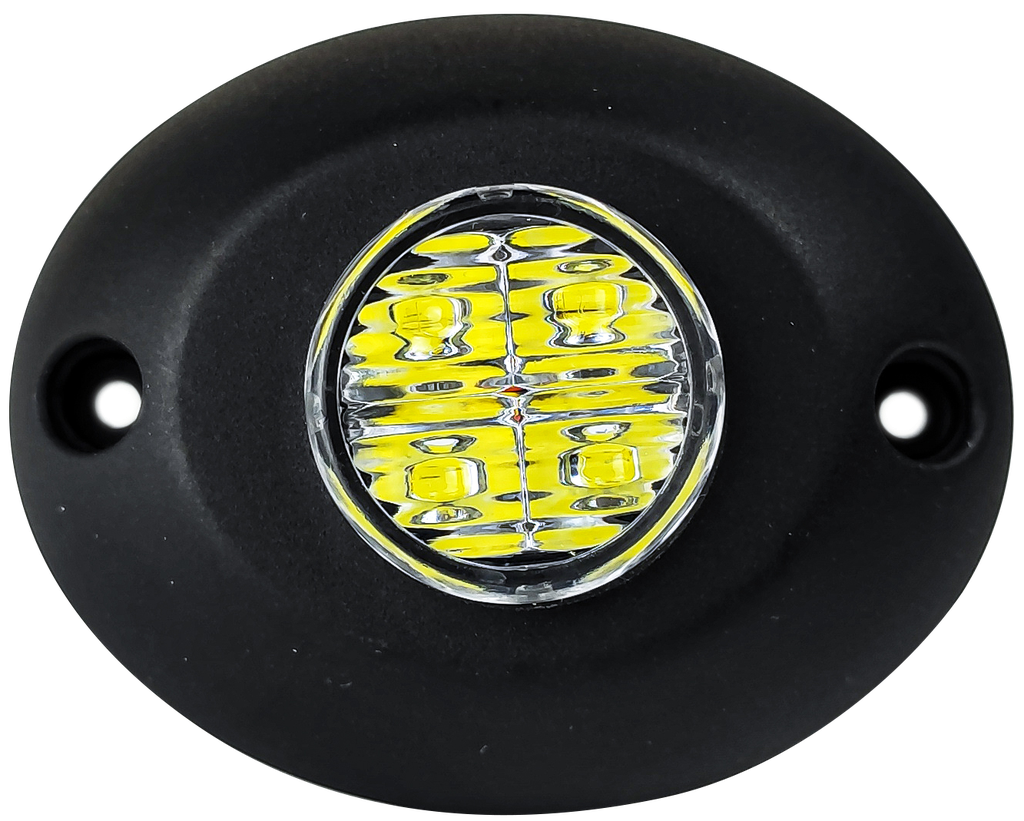 ESTROBO CALAVERA 4 LEDS CRISTAL