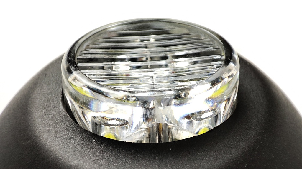 ESTROBO CALAVERA 4 LEDS CRISTAL