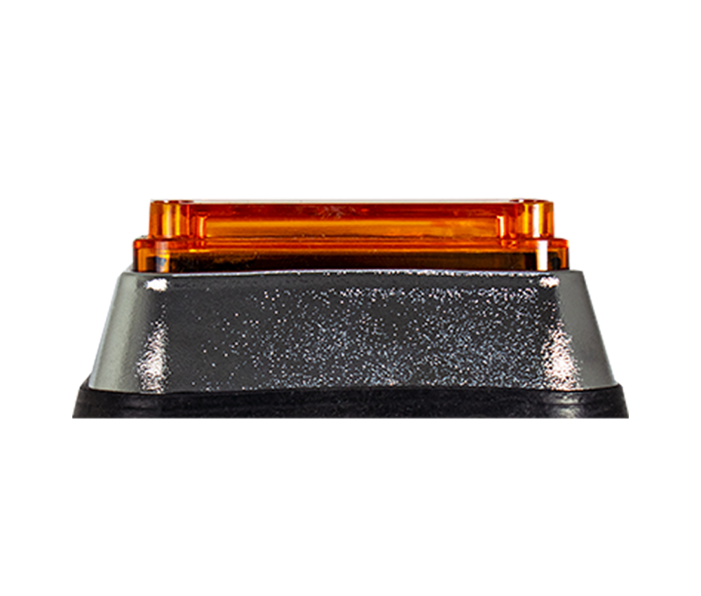 PLAFON 7X3 8 LEDS AMBAR