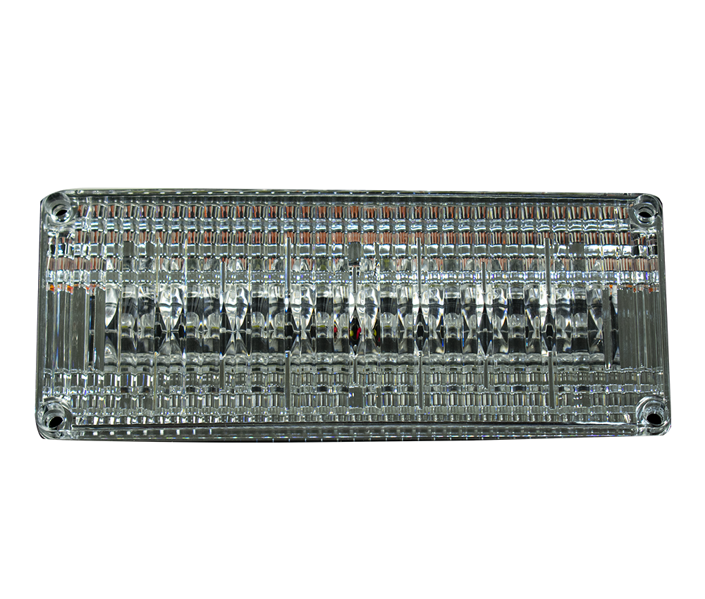 PLAFON 7X3 8 LEDS CRISTAL