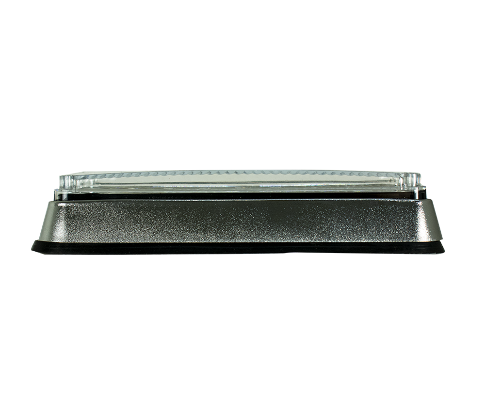PLAFON 7X3 8 LEDS CRISTAL
