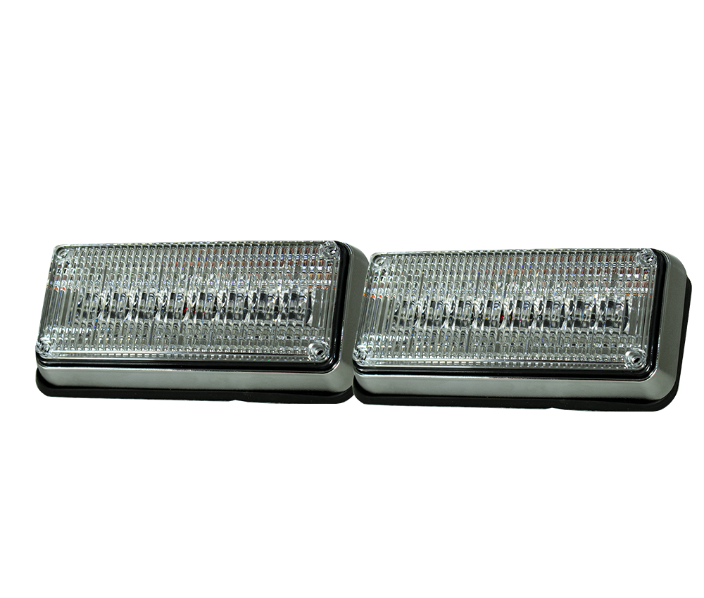 PLAFON 7X3 8 LEDS CRISTAL