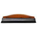PLAFON 6X4 8 LEDS AMBAR VISEL CROMADO