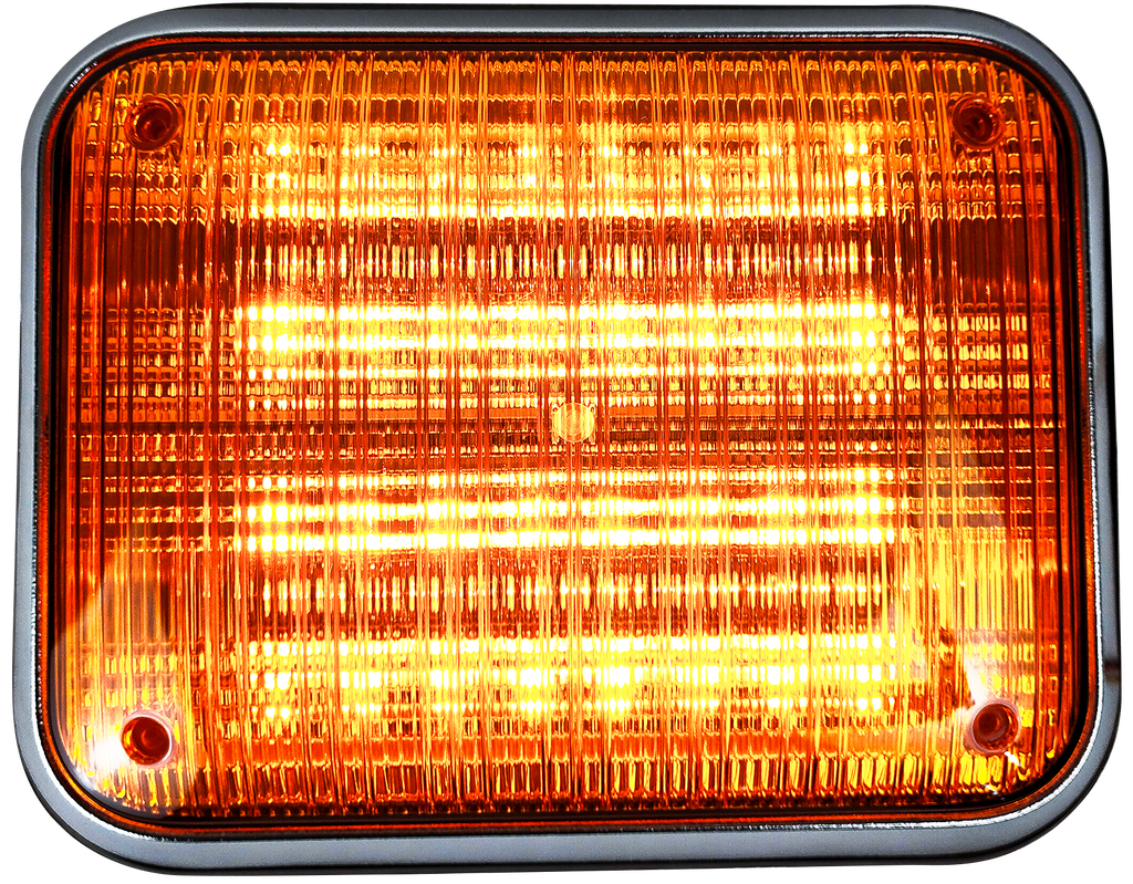 PLAFON 9X7 16 LEDS AMBAR