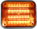 PLAFON 9X7 16 LEDS AMBAR