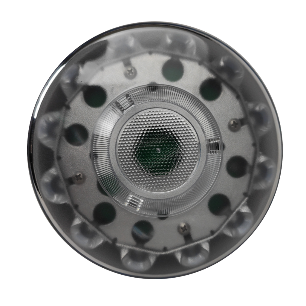 TORRETA MASTIL CIRCULAR 12 LEDS ROJA/AZUL