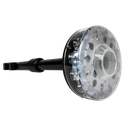 TORRETA MASTIL CIRCULAR 12 LEDS ROJA/AZUL