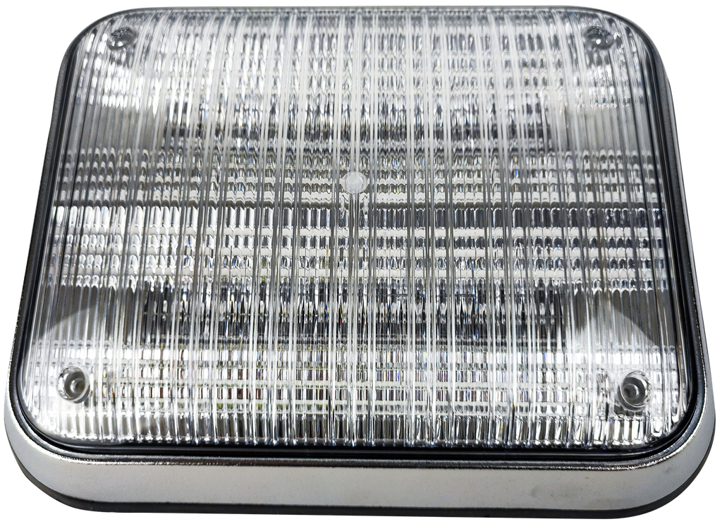PLAFON 9X7 16 LEDS CRISTAL C/FLASHEO