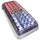 PLAFON 7X3 ST 44 LEDS CRISTAL/ROJO