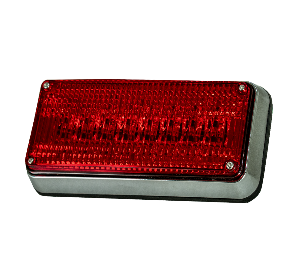 PLAFON 7X3 8 LEDS ROJO