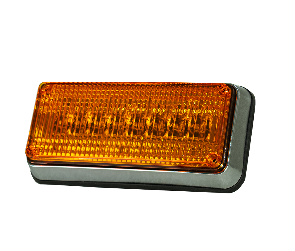 PLAFON 7X3 8 LEDS AMBAR