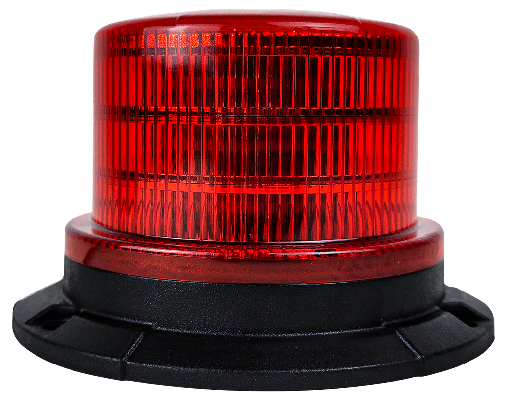 FAROLA REDONDA 24 LEDS ROJO