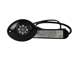 [TYM0026] ESTROBO CALAVERA 8 LEDS ROJO/CRISTAL