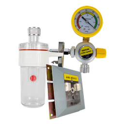 KIT TOMA DE GAS MEDICO CON FLUJOMETRO Y VASO REGULADOR